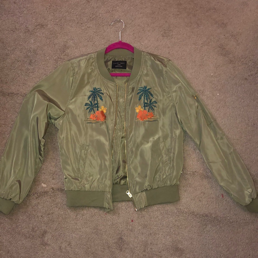 Bomber Jacket with embroidery